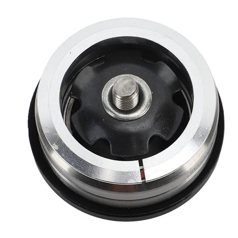 Top view of Ride Ready Aluminum Bike Headset Combo With Double Sealed Bearings CNC Machined Finish Rustproof Alloy Construction