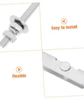 12 Pack Beefy Heavy Duty Metal Toggle Bolts With Wing Nuts M8x72-100 illustrating installation and flexibility features