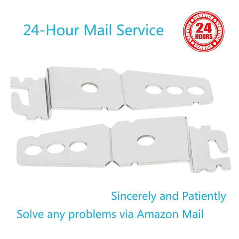 Two Pack Dishwasher Upper Mounting Brackets With Screws Replacement 8269145 WP8269145 AP3039168 PS393134 Compatible With Whirlpool KitchenAid
