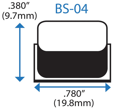Hella Solid Self Adhesive Bumper Feet Clear Polyurethane Pad For Smooth Furniture Glide And Scratch Resistant Floor Shield Heavy Duty Shock Absorbing Glides In 25 Pack, dimensions shown.