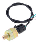 One Eighth NPT Oil Fuel Pressure Sensor Transducer 0 To 100 Psi With Harness Kit Heavy Duty Stainless Steel 316.