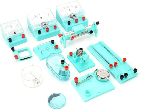 Hands On Educational Electromagnet Kit For Physics Labs And Complete Circuit Box with realistic electric and magnetic experiments
