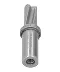 Pro Grade Chamfering Drill Tool For CNC Machines With Carbide Tip And U Shank Drilling Bar, close-up view of industrial chamfer cutter