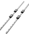 Linear Rail Guide Kit HGR20 1000 mm Two Rails And Four Bearing Blocks for DIY CNC Routers Lathes Mills 3D Printers, anti-rust