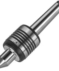 Eumtenr MT2 live center with 60° Morse taper; steel tailstock center for lathe