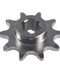 Ten Tooth 415 Chain Wheel Sprocket 10T for 47cc 49cc motorized bicycle, durable aluminum gear, bolt-on for 415 chain