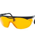Blue Light Blocking Computer Glasses with SCT Orange Lens 3 Pack for laptops and monitors reducing eye strain. Black frame, orange lenses.