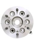 Front view of Front Left Wheel Bearing And Hub Assembly 6 Lug With ABS For 2004 2008 Chevy Colorado 4x4, 2004 2008 GMC Canyon 4x4.