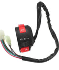 Complete Ignition Coil Kit With Wiring Harness CDI Stator For Motorcycle ATV Quad Pit Bike Buggy Go Kart 50cc 70cc 90cc 110cc 125cc Ignition Switch Replacement Upgrade Plug And Play ignition switch with wiring bundle visible.