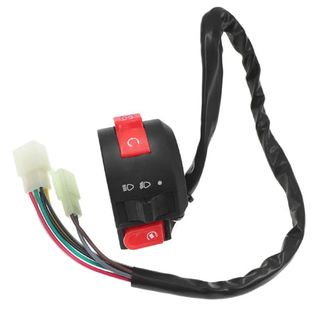 Complete Ignition Coil Kit With Wiring Harness CDI Stator For Motorcycle ATV Quad Pit Bike Buggy Go Kart 50cc 70cc 90cc 110cc 125cc Ignition Switch Replacement Upgrade Plug And Play ignition switch with wiring bundle visible.