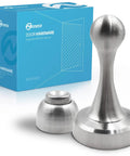 Heavy Duty Magnetic Door Stop With Brushed Nickel Finish, Premium Stainless Steel Door Catch, includes box