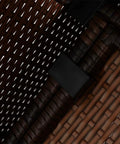 Heavy duty outdoor furniture clips for wicker rattan sectional sofa connectors visible under the surface.