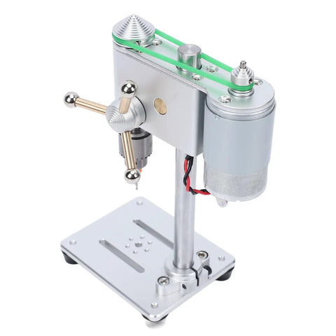 Garosa 6 Inch Mini Benchtop Drill Press With Variable Speed Up To 8000 Rpm And Jt0 Chuck on a sturdy base, designed for accurate drilling.