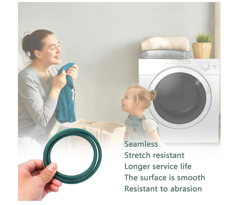 Woman and child near laundry with Easy Fit Portable Dryer Blower Belt Replacement For PAN40SF 60SF And SYD40E 60E High Quality Belt.