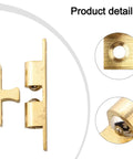 Rock Solid Double Adjustable Brass Ball Catch For Cabinet Doors And Cupboards, gold roller latch and tension spring details