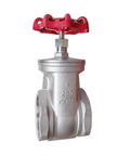 304 Stainless Steel Gate Valve 4 Inch NPT Female Threaded Rotary Valve For Water Flow Control Front View