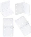 24 Pack Pinned Nylon Hinges For RC Aircraft And Fixed Wing Models, 16x29 Mm Foldable Hinges With 30 Degree Angle, Replacement Plane Parts