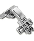 Nickel-plated steel hinge from 2pcs Set 90 Degree Concealed Door Hinges For Kitchen Cabinets And Wardrobes With Soft Close Damper