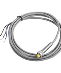 4mm Inductive Proximity Sensor Switch M8 cylindrical plug-and-play ready, 10-30V DC, nickel-plated body with wires