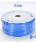 Smooth Operator Polyurethane Air Hose For Pneumatic Tools And Compressors 6Mm X 4Mm coiled blue 100m roll for flexible use