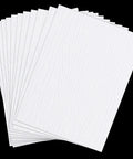 Vinyl Siding Repair Patch Kit 6x8 Inch Self Adhesive PVC Tape Hole Cover for Mobile Homes Skirting Fences and Exterior Walls White