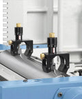 Magnetic Two Piece Planer Setting Gauge And Cutter Calibrator on planer cutterhead for precise height adjustment