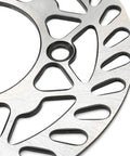 Close-up of Durable 190mm Pit Bike Brake Rotor for Front and Rear Use, showing aluminum alloy disc rotor detail for off road use.