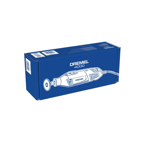 Top Notch Variable Speed Rotary Tool Kit With Badass One Point Six Amp Motor Dialing Up To Thirty Five Thousand Rpm For Precision Engraving Detail Sanding And Wood Carving Includes 25 Premium Accessories Get You Working Fast box packaging view.