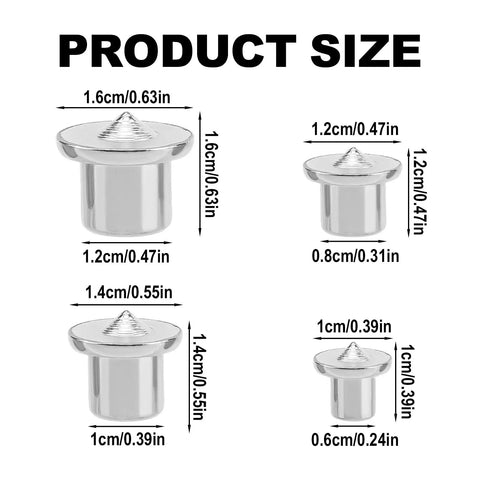 Pro Grade Dowel Pin Centering Kit 20 Pack With Carbon Steel Transfer Pins For Woodworking Includes One Quarter