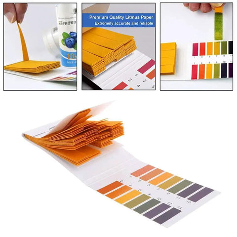 PH Test Strips 1 To 14 Full Range Litmus Paper For Garden And Soil, 1600 Strips In 20 Packs with color guide for easy reading