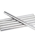 6-piece stainless steel rod axle set for industrial robots, focusing on 80x6mm D-shaped ground precision design for power motors and gear systems.