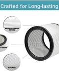 2 Pack Replacement Filters For Wet Dry Vacuums 5 Gallon To 12 Gallon And Up Reusable Washable Cartridge Filters Durable Compatible