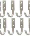 Beefy Heavy Duty Stainless Steel Coat Hook Wall Hanger For Hats Keys Towels And Bags Indoor Outdoor Mountable Robe Hanger Rack