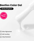 HEMA Free Gel Polish Set With Base Coat And Top Coat For Sensitive Nails White Gel Nail Polish 15ml UV LED Soak Off Gel Kit