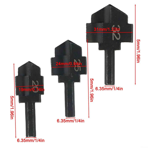 Premium PPR Pipe Thread Repair Kit With 6PCS Step Drill Tools And NPT Dies For PVC Water Pipes To Fix Leaks Fast Without Replacing Fittings In Your Home, 19mm 24mm 31mm dies