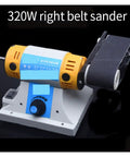 Badass Robust Desktop Belt Sander And Engraver 50 X 350 Mm Table Grinder For Woodworking Metal Jade Polishing 750W Copper Motor Drill Chuck Holder With Vibration Dampening Base