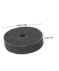 Six Piece Nylon Buffing Polishing Wheels With 10mm Hole For Metal And Furniture Burnishing Heavy Duty Grinding Set That Lasts Longer, 75mm wheel.