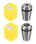 ER11 Spring Collet for CNC Milling Lathe and Engraving Machine, 1/4 Inch and 1/8 Inch Clamping Diameters, 65Mn Precision Steel