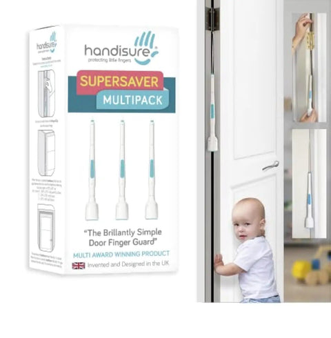 3in1 Baby Door Safety Pinch Guard With Automatic Finger Protector Hinge And Lock Side Safety Stopper Easy Install Door Stopper For Toddlers Reliable Childproofing Barrier For Household Doors package and installation demo.
