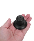 Get Your Patio Set Right With These Durable Black Plastic Umbrella Top Caps, Perfect Replacement Fit For Outdoor Beach Fishing Gear Offering Wind Resistance And Enhanced Stability For Easy Setup And Long Lasting Repair. black plastic umbrella top cap in hand