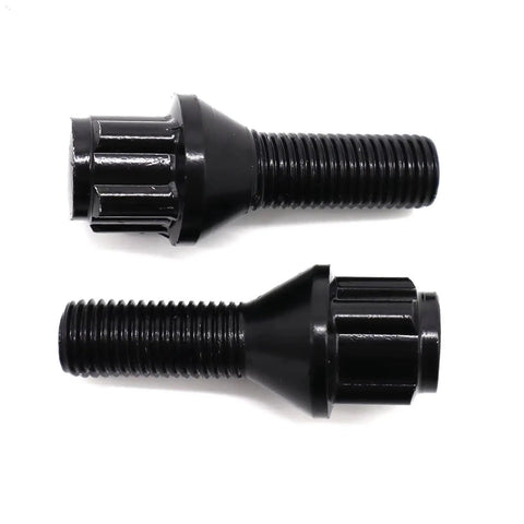 Upgrade Your Ride With Heavy Duty Black Alloy Lug Wheel Studs Kit featuring Killer Locking Bolts And Matching Nuts Designed For Rock Solid Performance On Classic BMW E23, E32, E38, E31, Plus M1, Z3, Z4, And Z8 Models So You Can Cruise With Style and. black alloy wheel studs