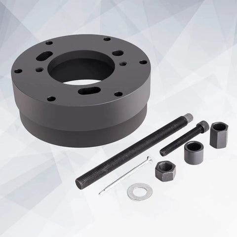 Front Crankshaft Seal And Wear Sleeve Remover Installer Tool Set For Cummins ISX12 And ISX15 Engines showing parts and kit components