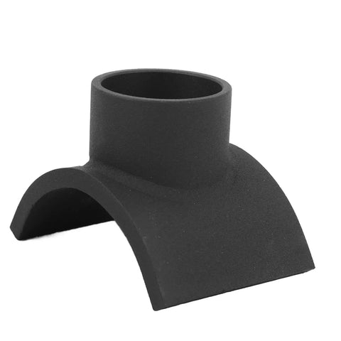 Beefy Heavy Duty Lifting Axle Saddle Adapter For 4 Inch Tubes With Cushioned Pad Universal Fit For Dana 60 70 80 Axles And 20 Ton Bottle Jacks Ideal For Garage Overlanding And Off Road Maintenance showing close-up view