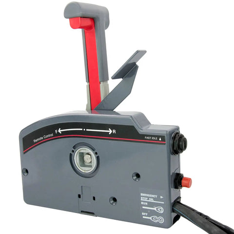 Outboard Remote Control Box For Boats Left Side Mount Push Throttle With 10Pin Cable Trim And Tilt Switch OEM 703-48205 Marine Throttle Shift Box Pro Grade Performance Smooth Forward And Reverse Operation