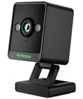 2K QHD Smart Grow Camera for Indoor Tents And Grow Boxes With 2.4GHz WiFi Real-Time App Control, black compact design