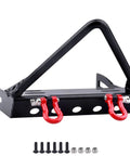 Heavy Duty Metal Front Bumper With Winch Mount Shackles And Tow Hook For Axial SCX10 SCX10 II III And Redcat Gen7 Gen 8 Upgrades Type B