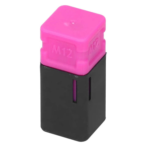12mm Rivet Nut Head Kit With No Burr Smooth Design Heavy Duty Alloy Steel Hand Tool For Reliable Pro Grade Riveting Projects And Repairs On Metal Automotive Or DIY Metalwork, pink cap