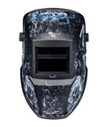 Front view of Smoking Rose ADF Welding Helmet Built Tough With Lightweight Fireproof Shell Dual Crown Strap Headgear