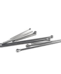 All-In-One Stainless Steel Cotter Pin Kit 25 Pcs In 5 Sizes M1.5x25, M2x30, M2.5x40, M4x60, M4x80 For Automotive, Trailer Hitch, And Axle Fasteners