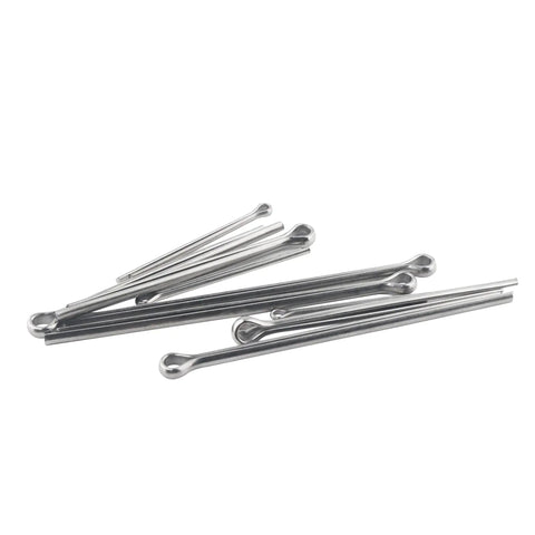 All-In-One Stainless Steel Cotter Pin Kit 25 Pcs In 5 Sizes M1.5x25, M2x30, M2.5x40, M4x60, M4x80 For Automotive, Trailer Hitch, And Axle Fasteners